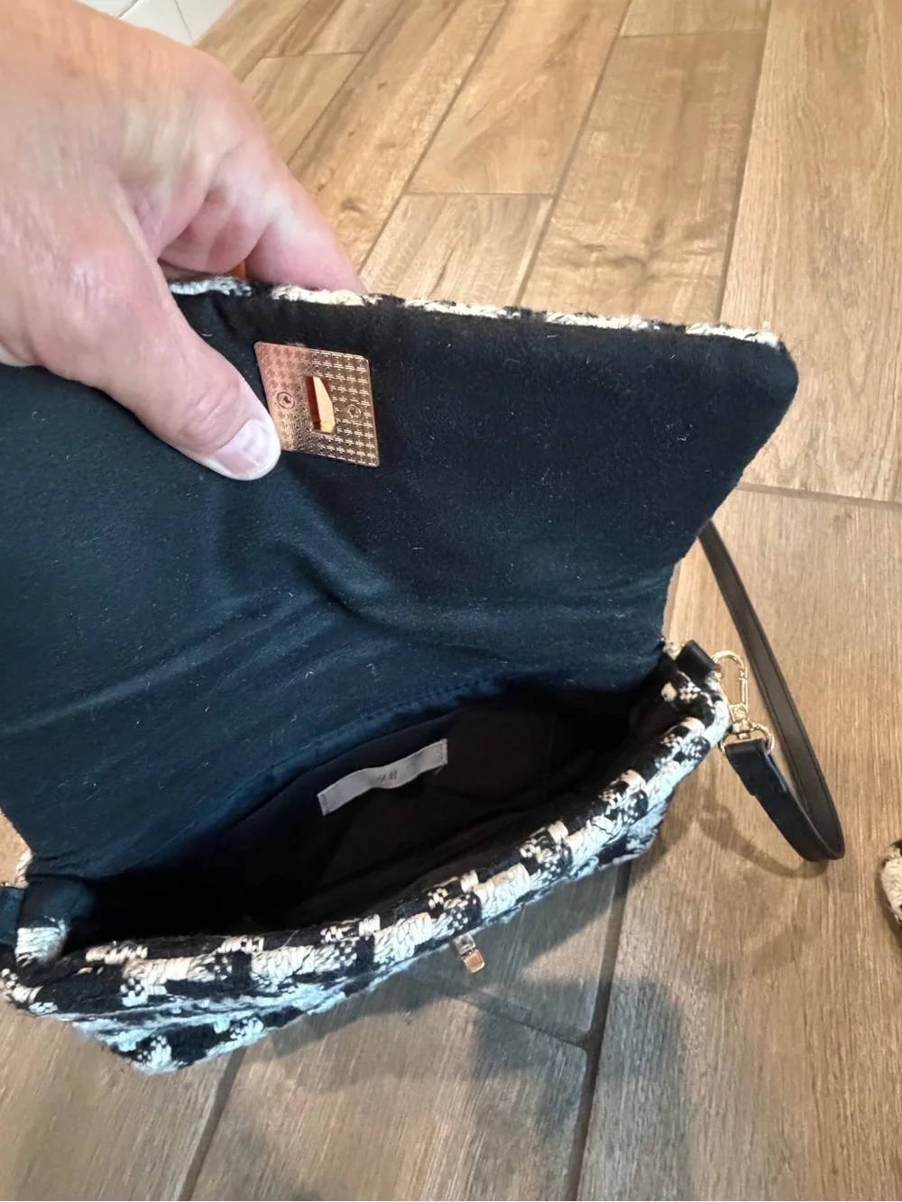 H&M tweed crossbody